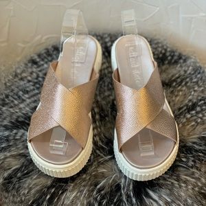 Altar’d State Metallic Leslie Slides